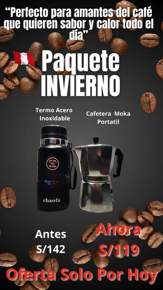 PAQUETE INVIERNO: CAFE EXQUISITO Y CALIENTITO