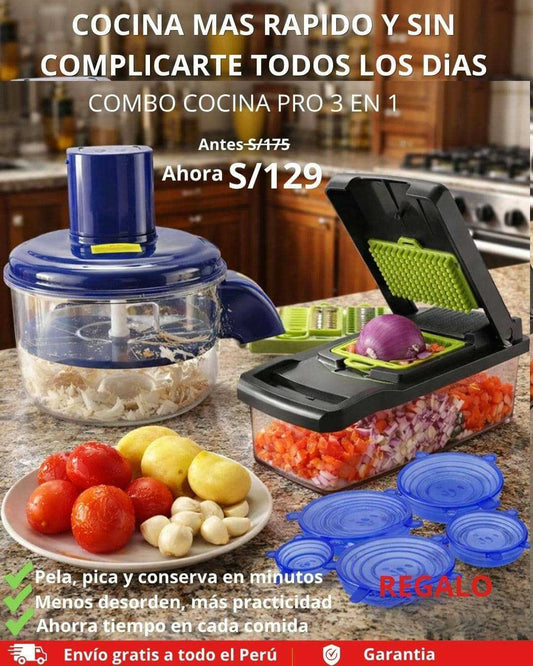 COMBO COCINA PRO 3 EN 1