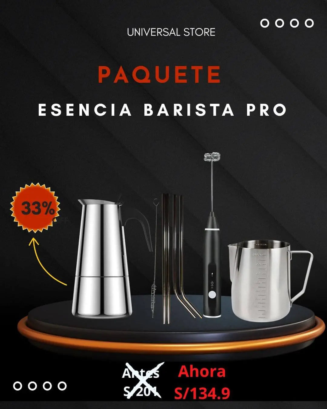 PAQUETE 2: ESENCIA BARISTA PRO