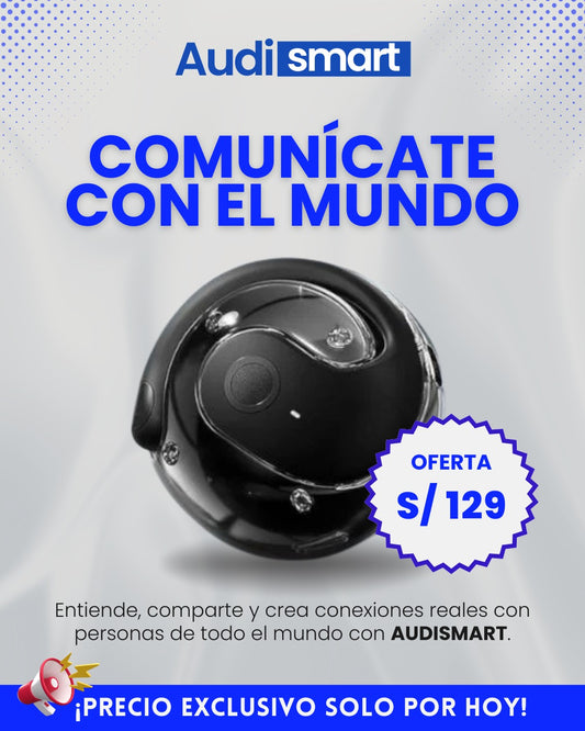 Audismart/ Traduce idiomas al instante desde tu oído/Compra 1 y el 2° a mitad de precio + envío GRATIS